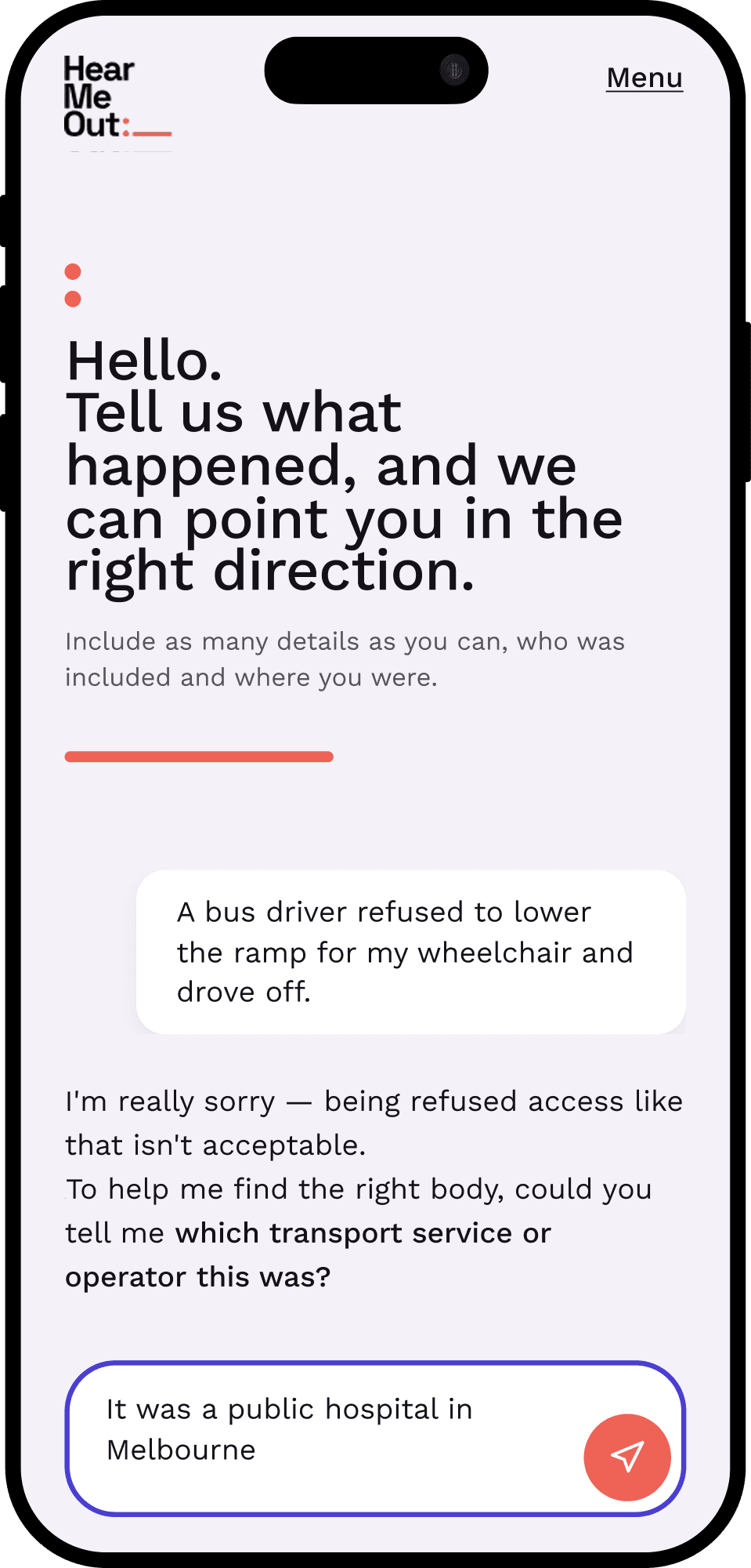 People describe their experience in their own words.